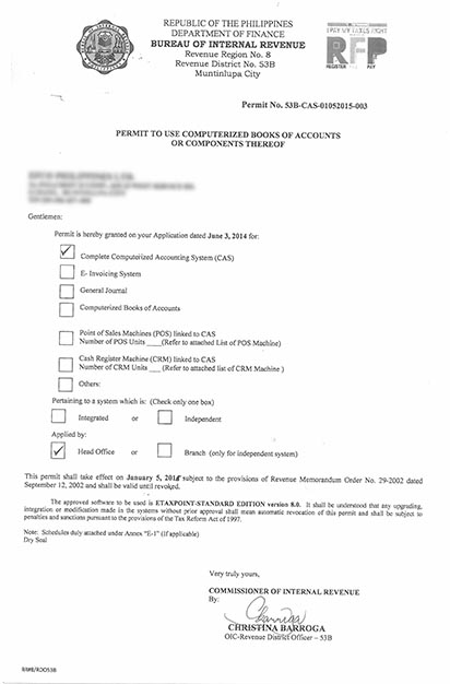 eTaxpoint Software Solutions Corp.